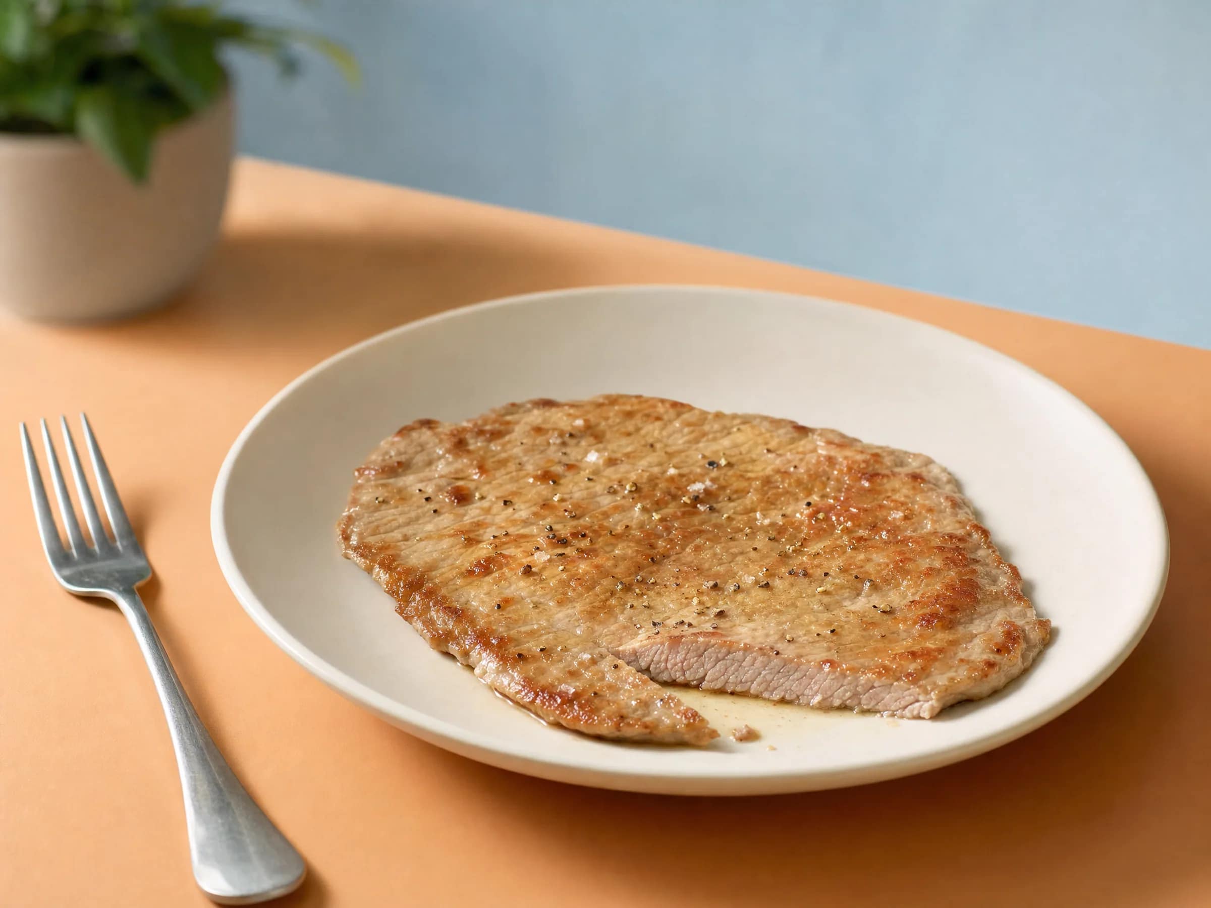 Kalbsschnitzel natur zart braten